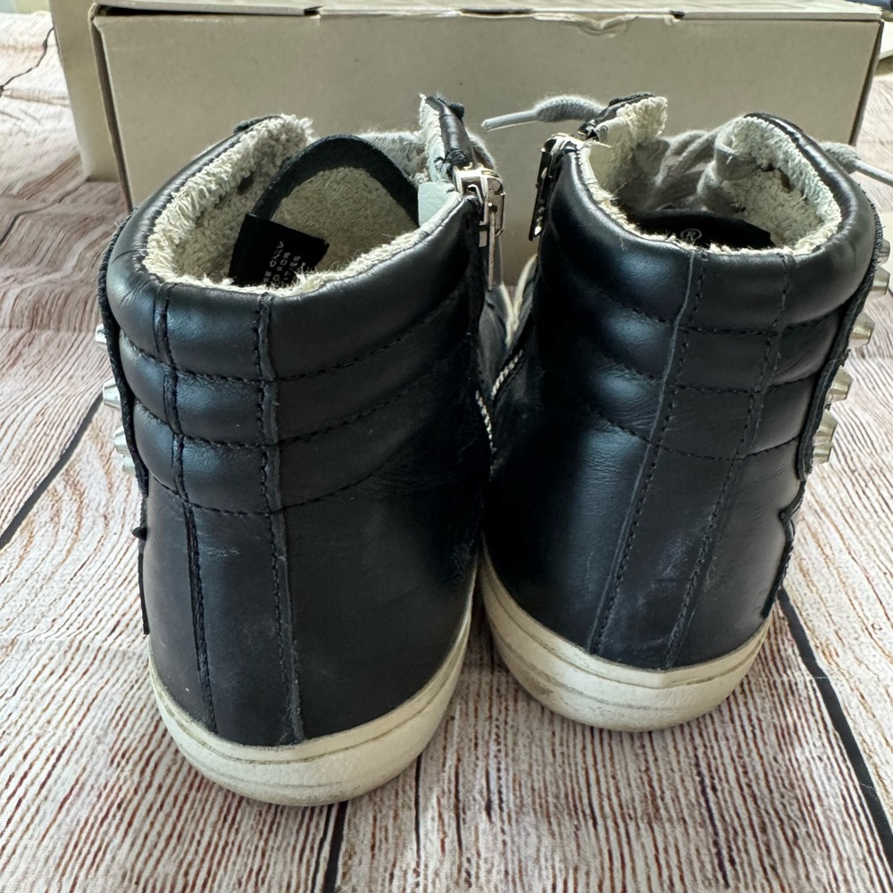 Golden Goose Black and White Studded High-Tops - Picture 7 of 11